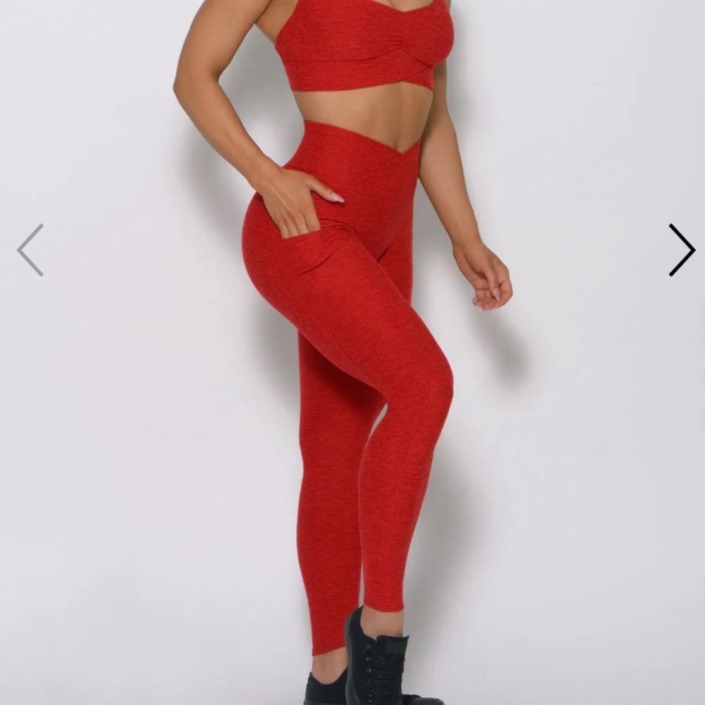 Bombshell Sportswear Red Legging